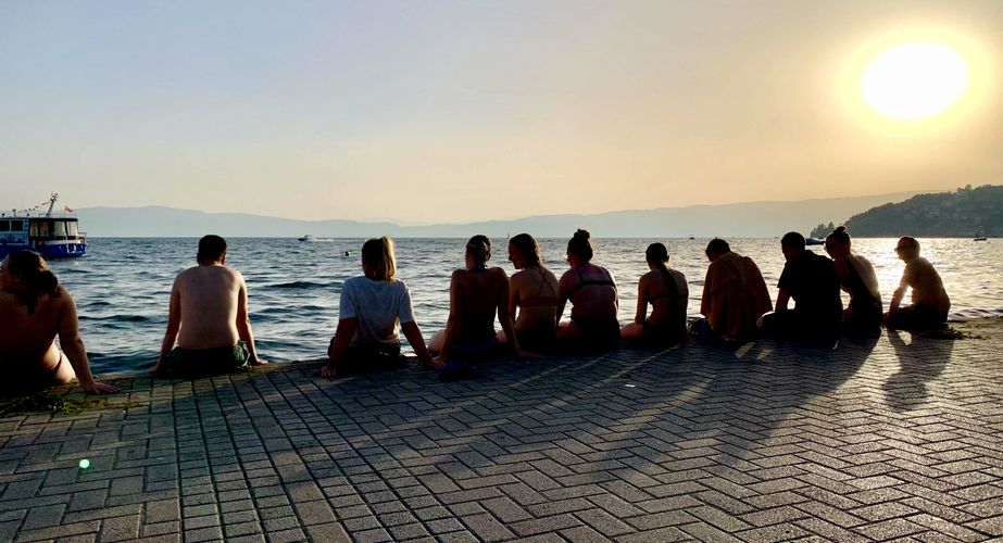 Balkan zonsondergang Balkan zonsondergang